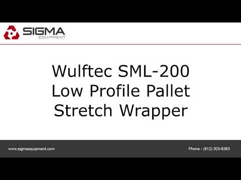 Wulftec SML-200 Low Profile Pallet Stretch Wrapper