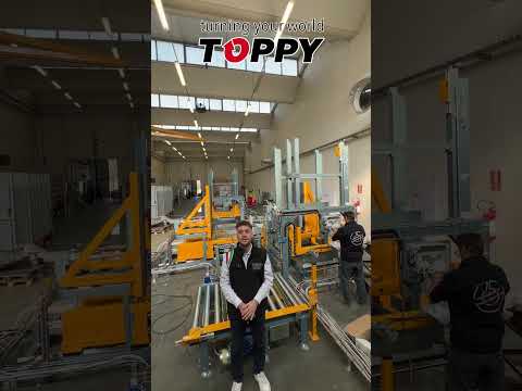 Automatic Pallet Changer &quot;Side Pusher&quot; - (Toppy in a minute - Ep.5) #palletinverter #palletchanger