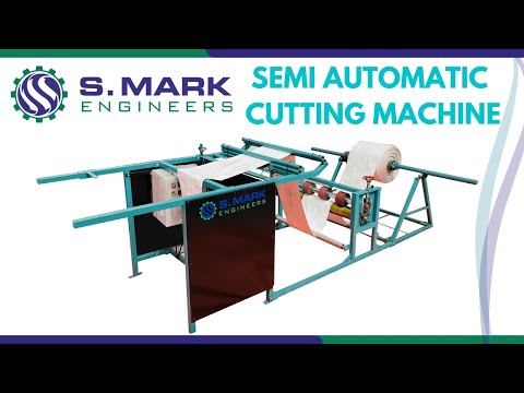 PP, HDPE, Leno bags Semi Automatic Bag Cutting Machine