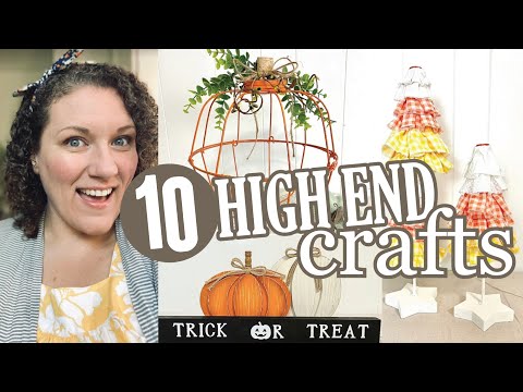 Fall Decor (Farmhouse) 10 DIY Crafts From The Dollar Tree