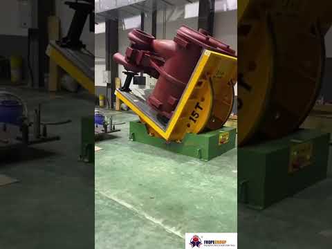 Upender handling machine for mold with fixture