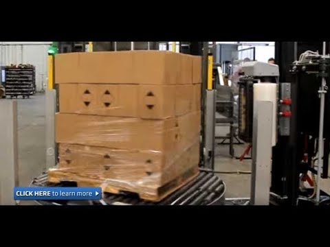 Conventional Case Palletizer and Pallet wrapping machine (Stack &amp; Wrap)