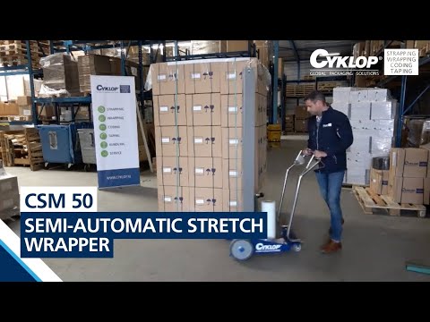 Semi-automatic Stretch Wrapper: CSM 50︱Product Demo︱Cyklop