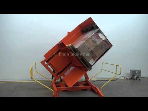 Cherrys Industries Single Clamp 180° Hydraulic Pallet Inverter Demonstration