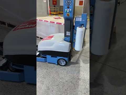 Robot Style Battery Powered Stretch Wrapping Machine