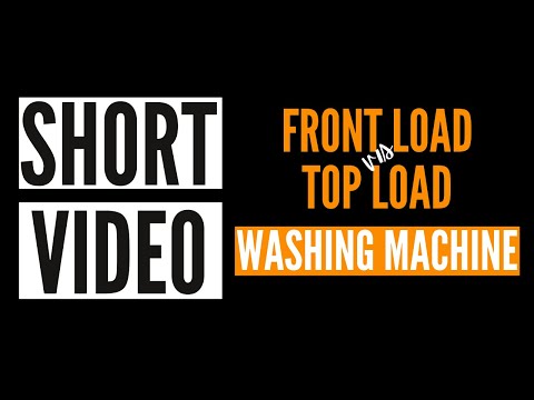 Top load vs front load washing machine - can&#039;t decide? #shorts