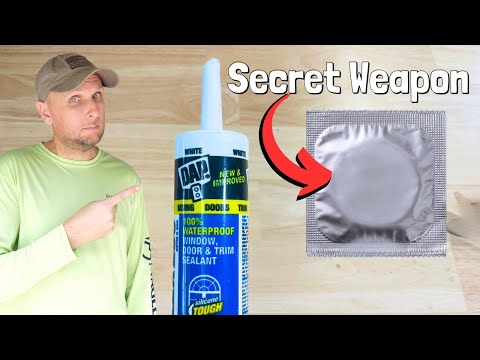 NEVER Throw Away A Partially Used Dried Up Caulk Tube Again! How To Keep Them Like New