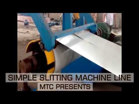 Simple Slitting Machine Line for Steel Coils, Simple Slitter(0.6-2mm)