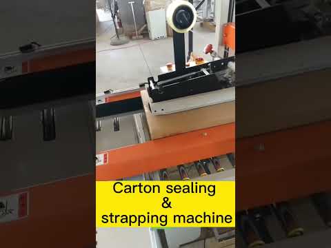 Carton box case sealing and strapping machine,carton packing machine,box tape sealer and PP strapper