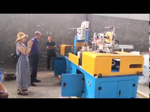 Automatic cable wire coiling machine