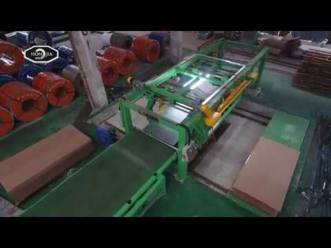 Stainless steel sheet metal coil processing cutting slitting and slitter cut to length machine line