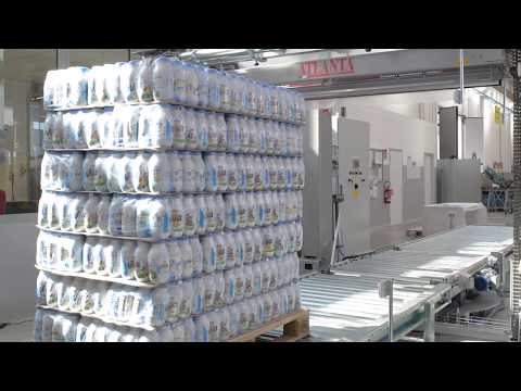 Atlanta Mytho A with Top Cover Dispenser Fully Automatic Pallet Wrapping Machine | Hazel 4D