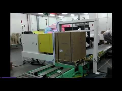 AUTOMATIC PALLET STRAPPING MACHINE