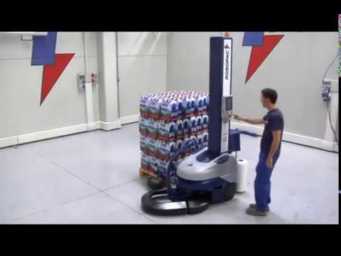 Robot Pallet Wrapper From Robopac and Yorkshire Packaging