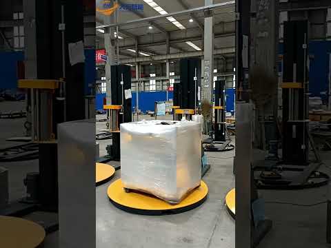 PACKING PROCESS OF PALLET WRAPPING MACHINE