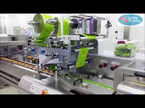 Automatic horizontal flow wrapping machine for biscuit without tray (no-tray) SCP-2500NT HFFS