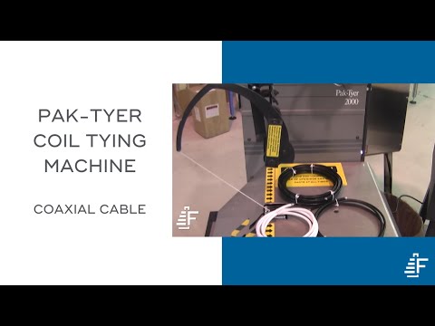 Coaxial Cable Tying Pak-Tyer Coil Tying Machine