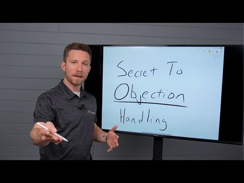 Secret to Being an Objection Handling MACHINE