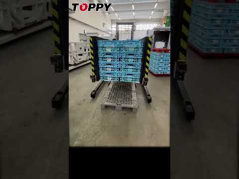 Mobile pallet changer &quot;Side Press Splitter&quot; (SPLIT YOUR LOAD)