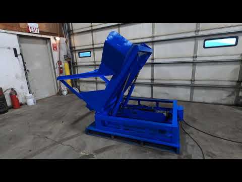 SKU 183303 2500lb 70° Hydraulic Material Handling Pallet/Basket Tilter/Upender 44&quot;x48&quot;