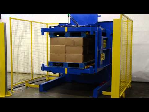 SC-40/PG Pallet Inverter with Pallet Grippers for Wood Pallets