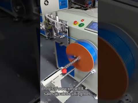 Fully Automatic Cable Wire Winding Coiling And Cutting Tying Machine With Length Measurement