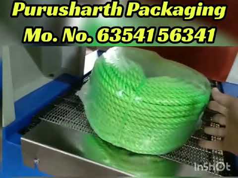 ROPE SHRINK WRAPPING MACHINE / PLASTIC ROLL PACKING MACHINE