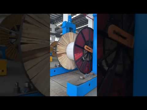 Portal type cable rewinding machine