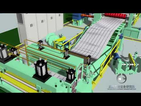 HUAYE Coil Slitting Line Animation