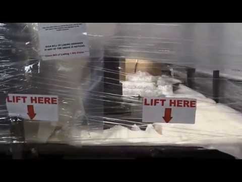 Inspect The Revolution ST Pallet Wrapper for Freight Damage