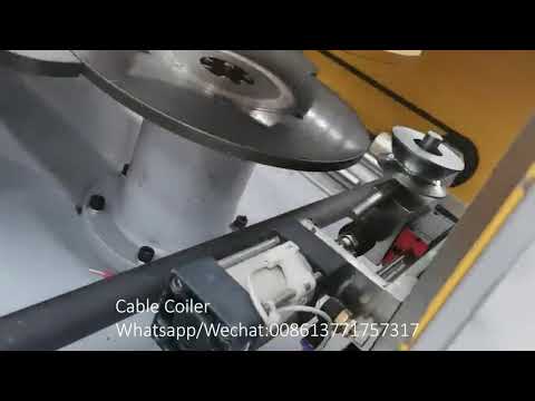 electrical wire and cable coiling machine