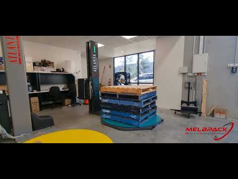 Automatic pallet wrapper | Mytho S Ayra Pallet testing