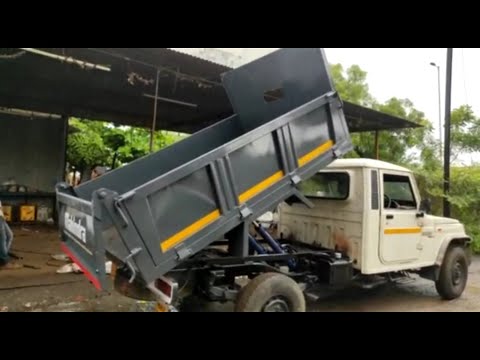 Mahindra Bolero pick-up hydrolic tipper with body| Anand hydrolic &amp; Eng. 9823498454/91302 87299