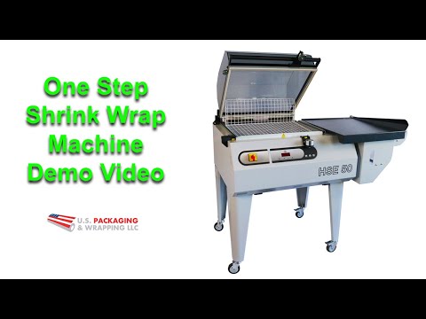 One Step Shrink Wrap Machine Demo