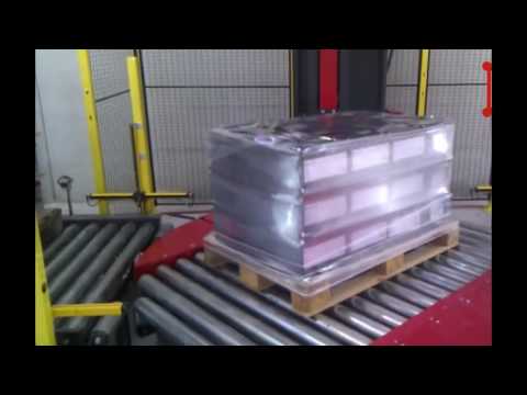 Turntable stretch wrapper and pallet packing machine