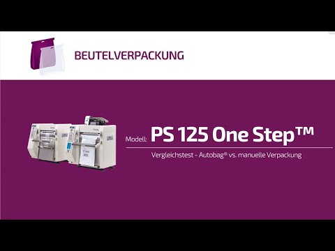 Beutelverpackungsmaschine Autobag PS125 OneStep vs. manuelle Verpackung