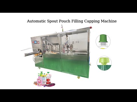 KEFAI Fully Automatic Spout Pouch Filling And Capping Machine