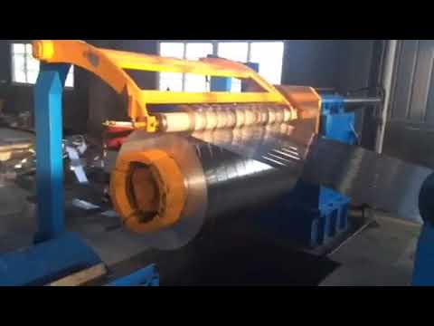 China coil slitter slitting 0.3~2x1400 Aluminum sheet metal coil cutting machine line setting