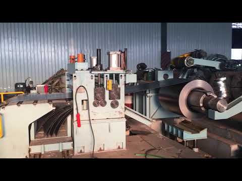 china high speed cold rolled steel coil slitting machine line