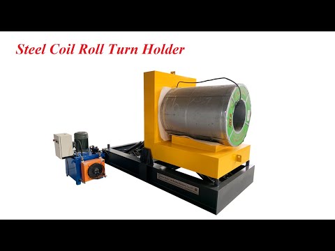 Coil Tilter , Steel Coil Roll Turn Holder