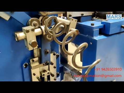 Auger Flat Wire Helical Spring Coiling Machine