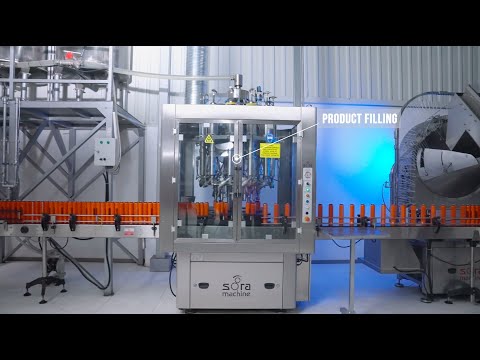 ROT-MAK (Up To 300 CPM) Continuous Rotary Type Aerosol Filling Line