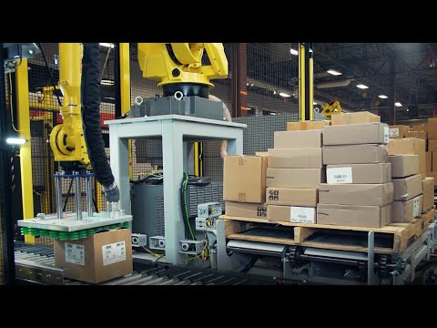 Robotic Depalletizer for Mixed Pallet Loads by Pearson Packaging Systems