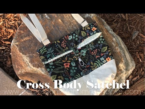 Erica&#039;s Adjustable Strap Cross Body Satchel // TUTORIAL!