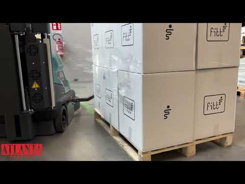 Automatic Pallet Wrapping Robot | Robotic pallet wrapper