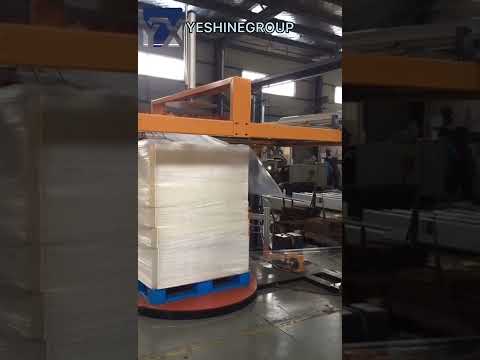 YESHINE pallet stretch film plastic packing machine luggage wrapping machine