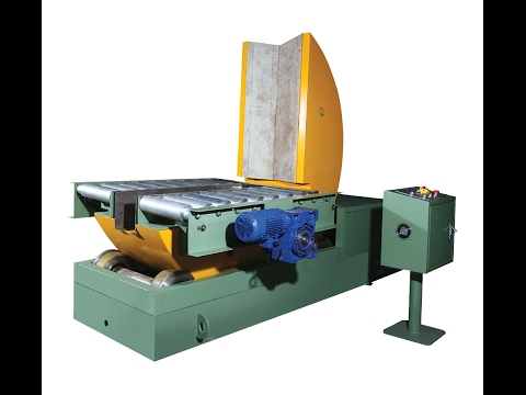 mechanical coil tilter and upender with roller motor