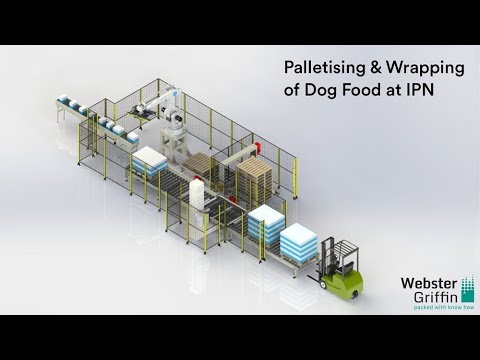 IPN (Wagg Foods) Install a Robot Case Palletiser and Stretch Wrapper for their Senzani Line