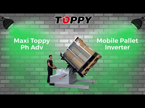 Mobile pallet Inverter &quot;Maxi Toppy Ph WB&quot; (CARTON DRUMS)