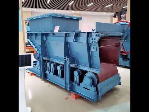 Steel belt feeder, crawler belt coal feeder for bulk material handling